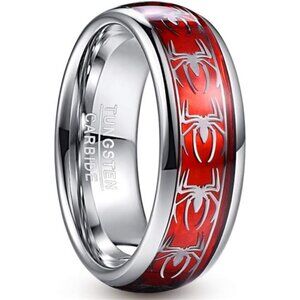 Men's 8mm Tungsten Carbide Ring